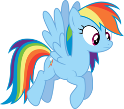 Size: 953x839 | Tagged: safe, artist:powerpuncher, rainbow dash, pegasus, pony, g4, keep calm and flutter on, female, mare, simple background, solo, transparent background, vector