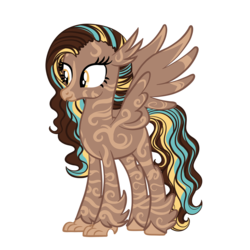 Size: 2000x2000 | Tagged: safe, artist:magicpebbles, oc, oc only, oc:ocean breeze, classical hippogriff, hippogriff, female, high res, simple background, solo, transparent background