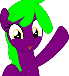 Size: 851x939 | Tagged: safe, artist:ponyrailartist, oc, oc:rose love, earth pony, pony, female, looking at you, mare, show accurate, simple background, smiling, transparent background