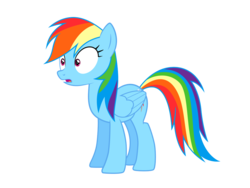 Size: 1032x774 | Tagged: safe, artist:vvolllovv, rainbow dash, pegasus, pony, g4, female, open mouth, simple background, solo, transparent background, vector