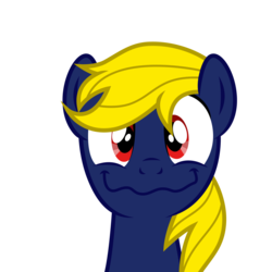 Size: 4000x4000 | Tagged: safe, artist:northernthestar, oc, oc only, oc:navy numbers, pony, absurd resolution, bust, male, portrait, simple background, solo, stallion, transparent background, wavy mouth