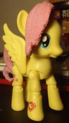 Size: 668x1196 | Tagged: safe, artist:grapefruitface1, fluttershy, pegasus, pony, g4, action figure, customized toy, irl, photo, posable, solo, toy