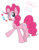 Size: 888x1150 | Tagged: safe, artist:didun850, pinkie pie, earth pony, pony, g4, chest fluff, female, mare, open mouth, simple background, smiling, solo, transparent background