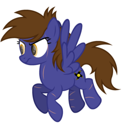 Size: 1500x1500 | Tagged: safe, artist:ponkus, oc, oc only, oc:dauntless, pegasus, pony, fallout equestria, angry, base used, flying, scar, solo