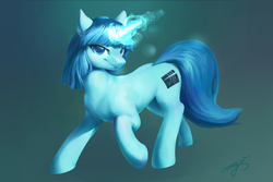 Size: 3000x2000 | Tagged: safe, artist:angusdra, oc, oc only, pony, unicorn, glowing horn, high res, horn, solo