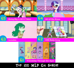 Size: 1704x1560 | Tagged: safe, artist:don2602, edit, edited screencap, screencap, adagio dazzle, applejack, aria blaze, fluttershy, pinkie pie, rainbow dash, rarity, sonata dusk, sunset shimmer, sweetie belle, twilight sparkle, wallflower blush, earth pony, pony, unicorn, equestria girls, equestria girls series, forgotten friendship, friendship through the ages, g4, growing up is hard to do, my little pony equestria girls: friendship games, suited for success, art of the dress, being big is all it takes, cane, chs rally song, clothes, disguise, disguised siren, dress, glasses, hat, invisible (song), older, older sweetie belle, sunset satan, the dazzlings, top 100 mlp g4 songs, top hat