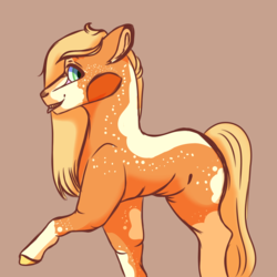 Size: 2000x2000 | Tagged: safe, artist:grateful-dead-raised, applejack, earth pony, pony, g4, female, high res, redesign, solo