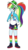 Size: 1280x2276 | Tagged: safe, artist:iamsheila, rainbow dash, equestria girls, g4, my little pony equestria girls: better together, clothes, commission, female, heart hands, looking at you, one eye closed, simple background, socks, solo, striped socks, transparent background, wink