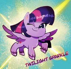 Size: 1833x1777 | Tagged: safe, artist:angusdra, twilight sparkle, alicorn, pony, g4.5, my little pony: pony life, abstract background, female, mare, raised hoof, solo, twilight sparkle (alicorn)