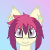 Size: 50x50 | Tagged: safe, artist:auroraswirls, oc, oc only, oc:nephthys (certhewitch), oc:zafina, pony, sphinx, abstract background, animated, bouncing, bust, female, gif, mare, pixel art, smiling, solo, sphinx oc