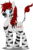 Size: 2195x3317 | Tagged: safe, artist:tsabak, oc, oc only, oc:dr. mordenheim, pony, zebra, electrocardiogram, high res, male, scar, simple background, solo, transparent background