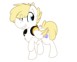 Size: 845x676 | Tagged: safe, artist:lbrcloud, oc, oc only, oc:john kenza, pegasus, pony, chest fluff, ear fluff, male, raised hoof, simple background, solo, stallion, transparent background