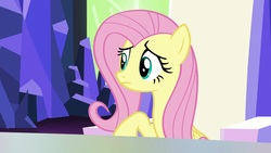 Size: 1920x1080 | Tagged: safe, screencap, fluttershy, pony, g4, the last laugh, female, mare, solo