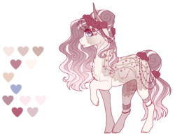 Size: 1092x851 | Tagged: safe, artist:luuny-luna, oc, oc only, oc:roselia, earth pony, pony, female, mare, reference sheet, simple background, solo, transparent background