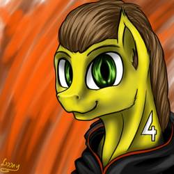 Size: 250x250 | Tagged: safe, artist:sa-loony, oc, oc only, pony, bust, ponified, solo