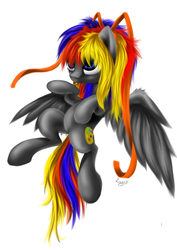 Size: 753x1061 | Tagged: safe, artist:sa-loony, oc, oc only, pony, ponified, simple background, solo
