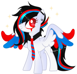 Size: 810x783 | Tagged: safe, artist:rukemon, oc, oc only, oc:huirou lazuli, pegasus, pony, colored wings, female, mare, multicolored wings, simple background, solo, transparent background, wings