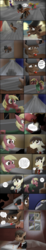 Size: 385x2076 | Tagged: safe, artist:mr100dragon100, earth pony, pony, alley, alter ego, apple, bait and switch, bed, chase, comic, dr jekyll, dr jekyll and mr hyde, eating, food, male, mr hyde, night, sideburns, stallion, stealing