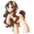 Size: 4080x4080 | Tagged: safe, artist:liny-an, derpibooru exclusive, oc, oc only, oc:liny an, pony, unicorn, 2020 community collab, derpibooru community collaboration, female, long hair, mare, ponysona, simple background, smiling, solo, tail bun, transparent background