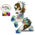 Size: 1024x1015 | Tagged: safe, artist:zahpkiel, oc, oc only, oc:rainbow fins, kelpie, merpony, black sclera, clothes, reference sheet, solo, transparent background