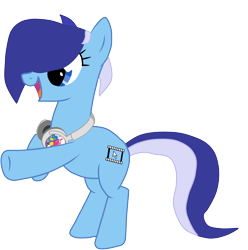 Size: 4026x4058 | Tagged: safe, artist:toutax, oc, oc only, oc:brushie brusha, earth pony, pony, cutie mark, hair over one eye, headphones, solo, transparent background, vector