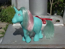 Size: 640x480 | Tagged: safe, artist:lonewolf3878, oc, pony, unicorn, g1, brushable, customized toy, female, irl, photo, toy