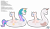 Size: 3162x1864 | Tagged: safe, artist:doraair, princess celestia, oc, alicorn, inflatable pony, pony, g4, alicorn oc, bald, base, floating, floaty, horn, inflatable, inflatable alicorn, simple background, swanlestia, text, transparent background