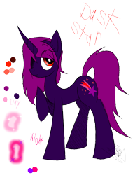 Size: 888x1150 | Tagged: safe, artist:didun850, oc, oc only, oc:dusk star, pony, eye clipping through hair, female, mare, raised hoof, simple background, solo, transparent background