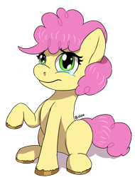 Size: 1992x2617 | Tagged: safe, alternate version, artist:mcsplosion, li'l cheese, g4, the last problem, colored hooves, colt, crying, foal, male, sad, simple background, solo, transparent background