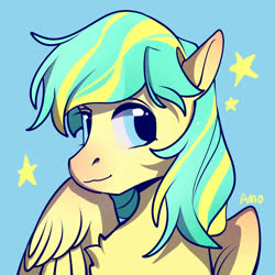 Size: 3000x3000 | Tagged: safe, artist:amo, oc, oc only, oc:lemonade candy, pegasus, pony, high res, solo