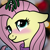 Size: 2100x2100 | Tagged: safe, artist:lannielona, fluttershy, pony, g4, blushing, clothes, cute, female, heart eyes, high res, looking at you, mare, mistletoe, shyabetes, solo, sweater, sweatershy, wingding eyes