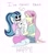 Size: 1280x1457 | Tagged: safe, artist:ponyretirementhome, fluttershy, sonata dusk, rabbit, equestria girls, g4, animal, crying, cute, eyes closed, female, lesbian, ship:sonashy, shipping, simple background, sitting, sonatabetes, tears of joy, text, white background