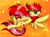 Size: 2300x1700 | Tagged: safe, artist:princesssilverglow, oc, oc only, oc:cinnamon hearts, pegasus, pony, female, floppy ears, flying, flying back, looking at you, pegasus oc, solo, wings