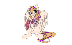 Size: 1920x1200 | Tagged: safe, artist:brainiac, derpibooru exclusive, oc, oc only, oc:clever porcupine, pegasus, pony, 2020 community collab, derpibooru community collaboration, chest fluff, simple background, solo, transparent background