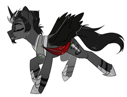 Size: 1381x1053 | Tagged: safe, artist:cloud-fly, oc, oc only, pony, male, not sombra, simple background, solo, stallion, transparent background