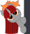 Size: 1032x1200 | Tagged: safe, oc, oc only, pony, unicorn, bow, colt, discord (program), looking at you, male, peeking, simple background, solo, transparent background, vector