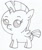 Size: 822x971 | Tagged: safe, oc, oc only, oc:harmony star, alicorn, pony, alicorn oc, baby, baby pony, colt, horn, lineart, male, monochrome, solo, traditional art