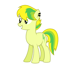 Size: 5000x4500 | Tagged: safe, artist:northernthestar, oc, oc only, oc:lazer lemon, earth pony, pony, absurd resolution, ear piercing, earring, female, jewelry, mare, piercing, simple background, solo, transparent background
