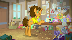 Size: 1920x1080 | Tagged: safe, screencap, cheese sandwich, pony, g4, the last laugh, butt, male, plot, solo, stallion