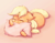 Size: 1076x835 | Tagged: safe, alternate version, artist:buttersprinkle, applejack, earth pony, pony, g4, applebetes, cute, daaaaaaaaaaaw, female, floppy ears, hnnng, hug, jackabetes, pillow, pillow hug, simple background, sleeping, smiling, solo