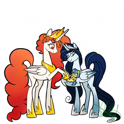 Size: 6000x6000 | Tagged: safe, artist:chelseawest, oc, oc only, oc:moonshine, oc:solstice, alicorn, pony, absurd resolution, baby, baby pony, female, mare, petalverse, simple background, transparent background