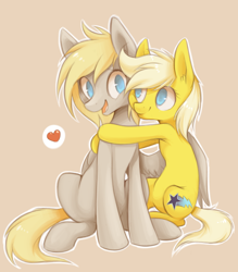 Size: 700x799 | Tagged: safe, artist:ls_skylight, oc, oc only, oc:lightning star, couple, cute, hug