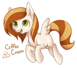 Size: 939x831 | Tagged: safe, artist:ls_skylight, oc, oc only, oc:coffee cream, pony, simple background, solo, transparent background