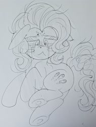 Size: 2682x3532 | Tagged: artist needed, source needed, safe, pinkie pie, earth pony, pony, g4, crying, female, high res, sad, solo, traditional art, underhoof