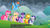 Size: 1920x1080 | Tagged: safe, edit, edited screencap, screencap, applejack, fluttershy, pinkie pie, rainbow dash, rarity, spike, twilight sparkle, alicorn, dragon, pony, g4, the ending of the end, braille, caption, mane seven, mane six, meme, twilight sparkle (alicorn), winged spike, wings, youtube caption