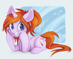 Size: 741x600 | Tagged: safe, artist:ls_skylight, oc, oc only, oc:artistry star, pony, smiling, solo