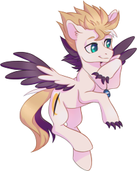 Size: 1133x1411 | Tagged: safe, artist:ls_skylight, oc, oc only, oc:rayan, pony, claws, simple background, solo, transparent background