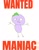 Size: 749x969 | Tagged: safe, artist:undeadponysoldier, spike, dragon, series:spikebob scalepants, g4, hall monitor, male, maniac, parody, solo, spongebob squarepants, stylistic suck, wanted maniac, wanted poster