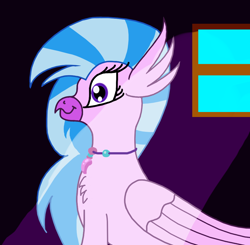 Size: 1000x980 | Tagged: safe, artist:profyurko, silverstream, classical hippogriff, hippogriff, g4, female, solo