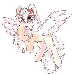 Size: 1173x1200 | Tagged: safe, artist:cloud-fly, oc, oc only, pegasus, pony, female, glasses, mare, simple background, solo, transparent background